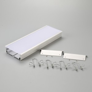 Profil liniowy LED z anodowanego srebrnego aluminium